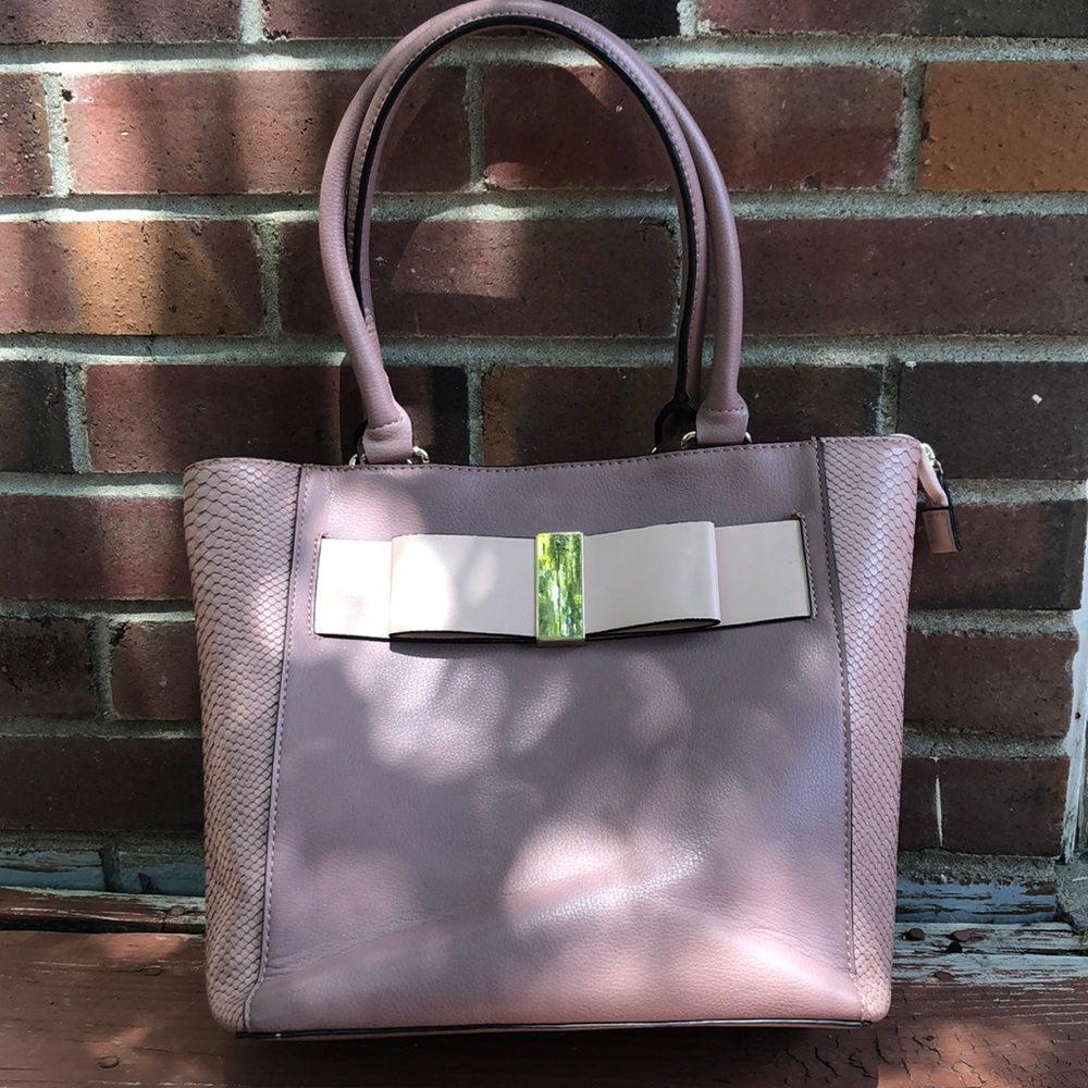 Apt. 9 pink satchel handbag
